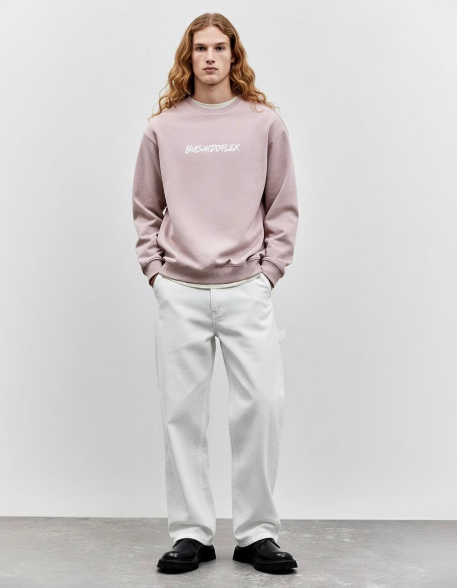 REGULAR FIT SWEATSHIRT | PINK