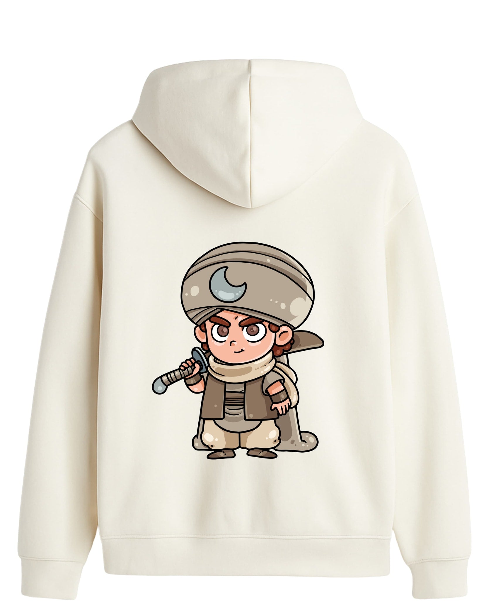 REGULAR FIT HOODIE | CREAM