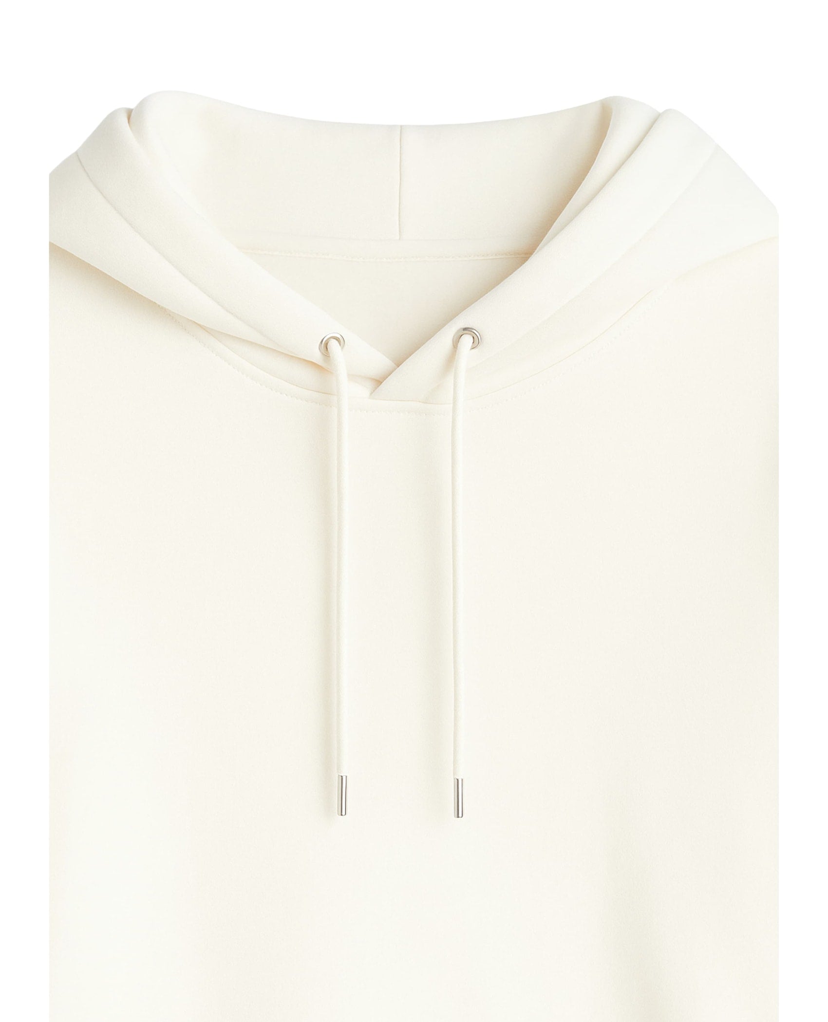 REGULAR FIT HOODIE | CREAM