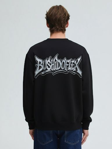 REGULAR FIT SWEATSHIRT | BLACK